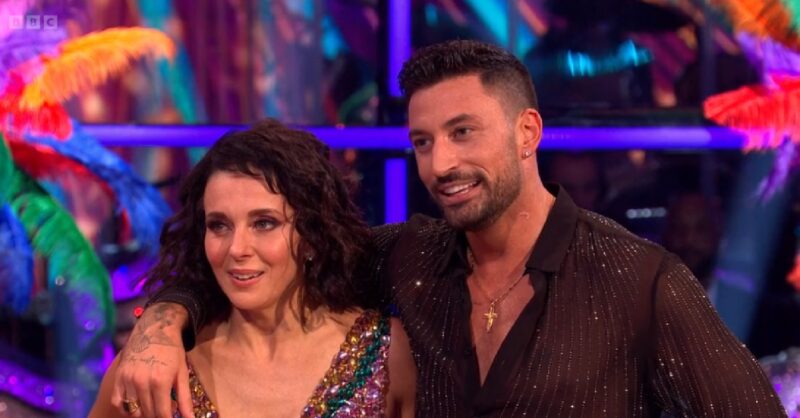 Amanda Abbington and Giovanni Pernice on Strictly
