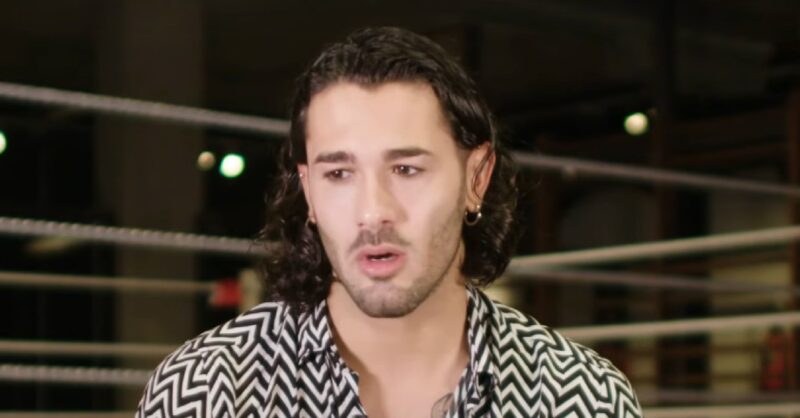 Graziano Di Prima looking sad during an interview