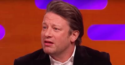 Jamie Oliver appears concerned