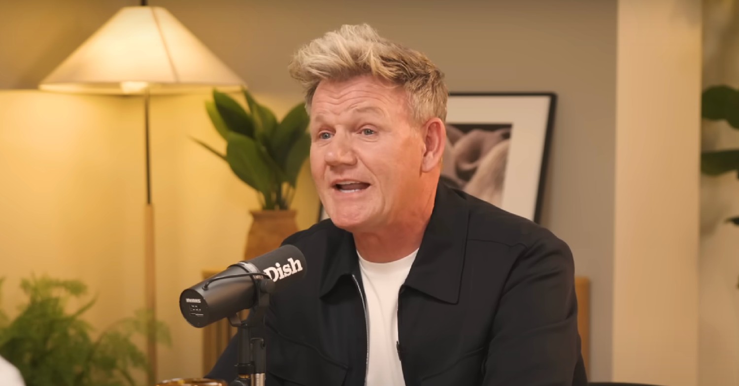 Gordon Ramsay during a podcast