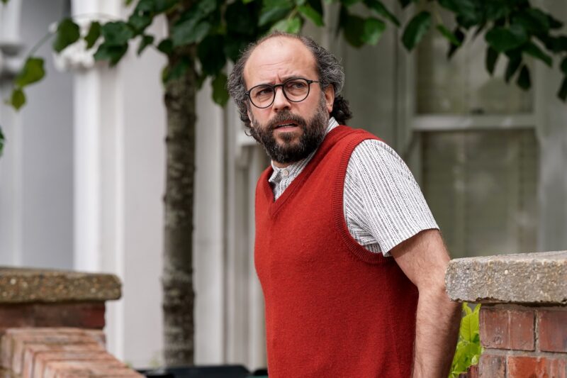 Reiss looks worried on EastEnders