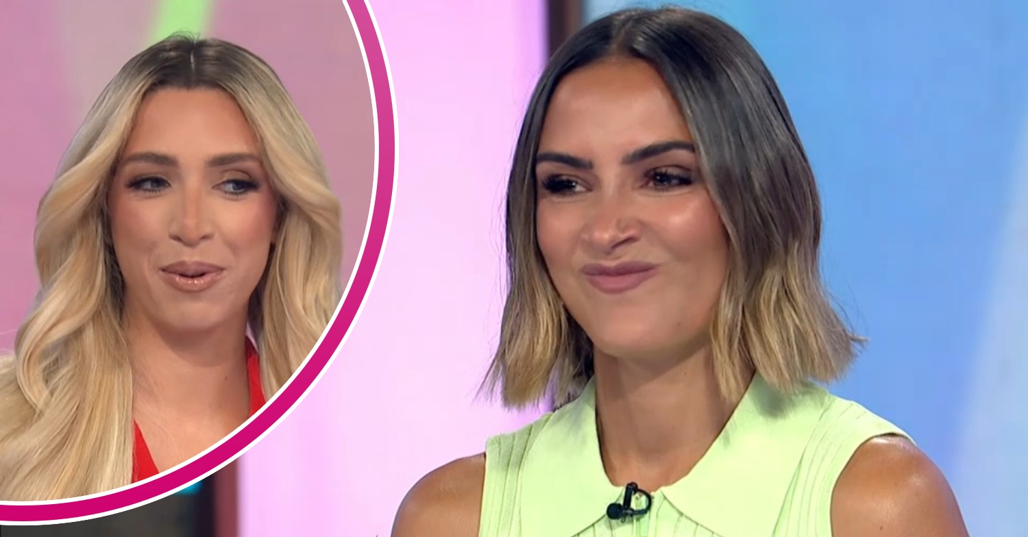 GK Barry on Loose Women / Frankie Bridge pulling a face