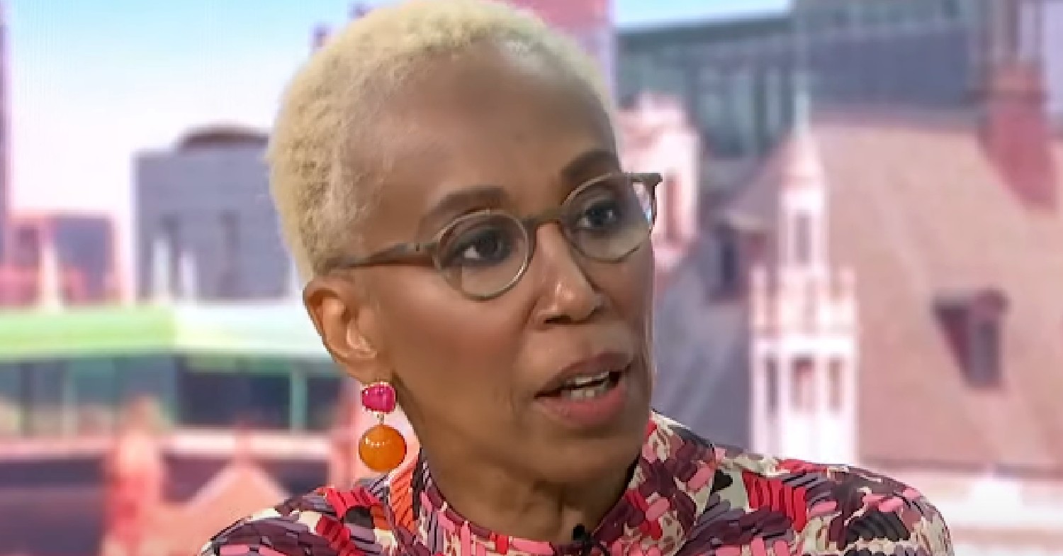 Trisha Goddard speaking on Good Morning Britain