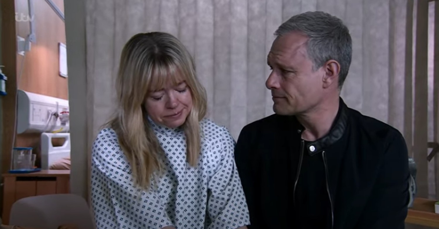 Nick comforts Toyah in hospital on Corrie