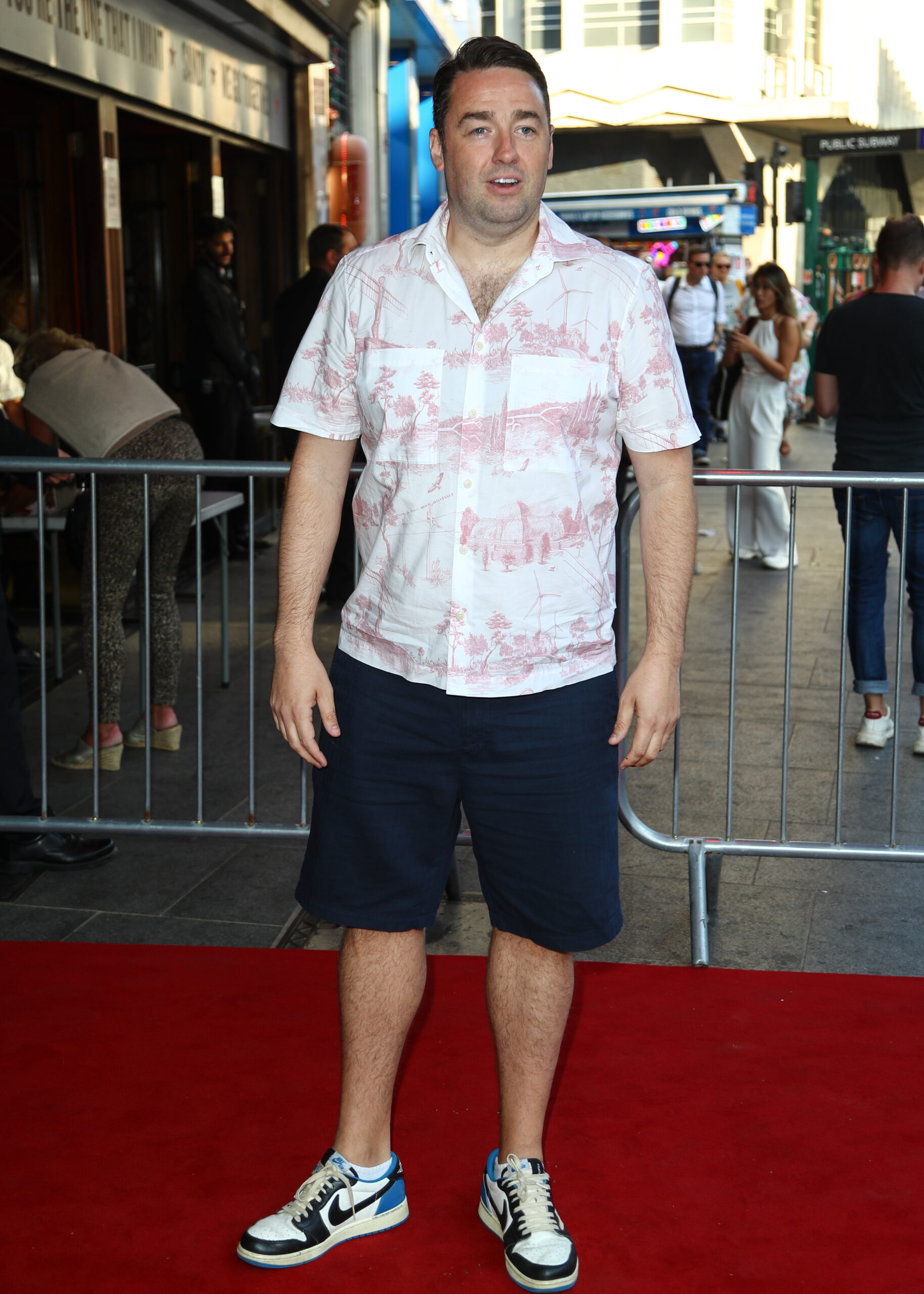 Jason Manford on red carpet