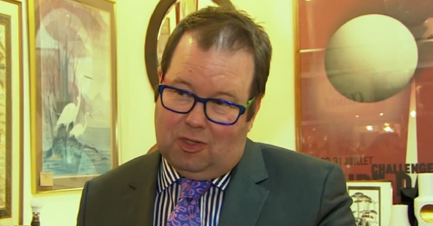 Thomas Forrester talking on BBC Bargain Hunt