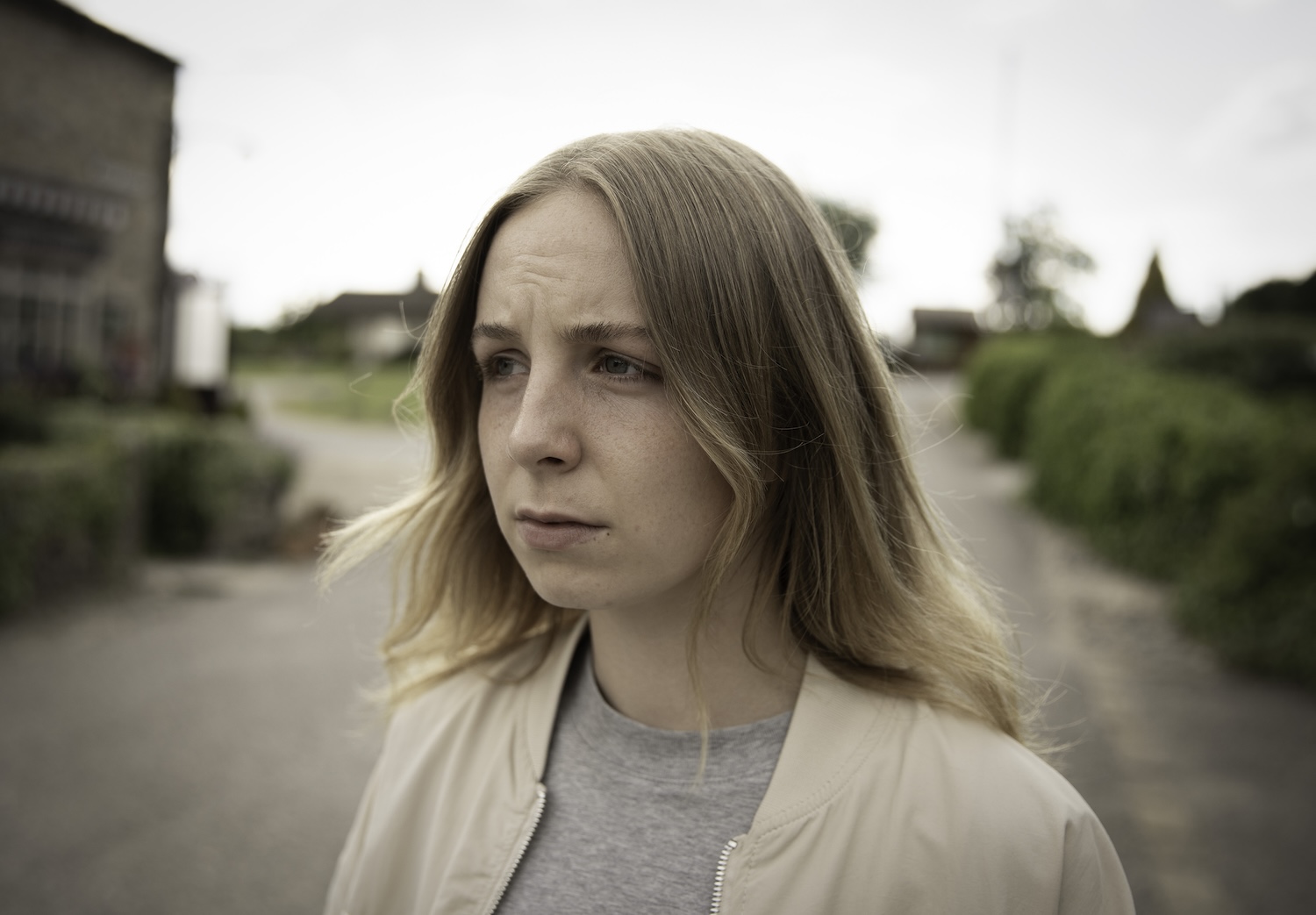 Belle looks haunted on Emmerdale