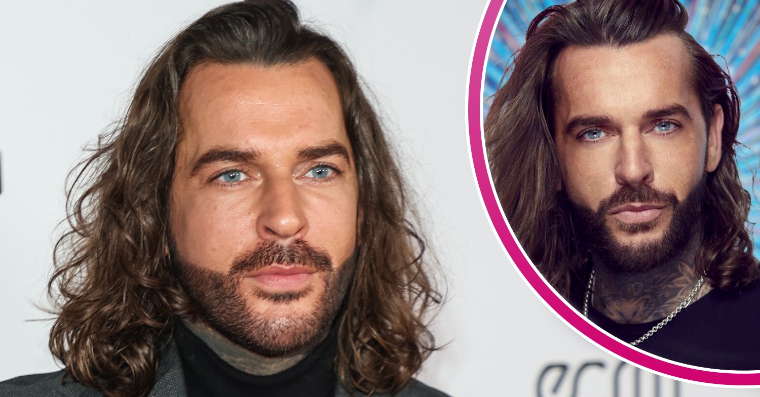 Pete Wicks posing at event and in Strictly 2024 promo photo
