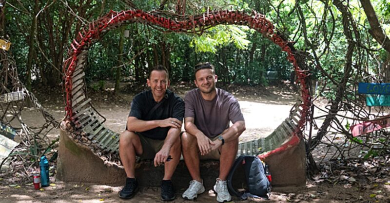 Scott Mills and husband Sam on Celebrity Race Across The World