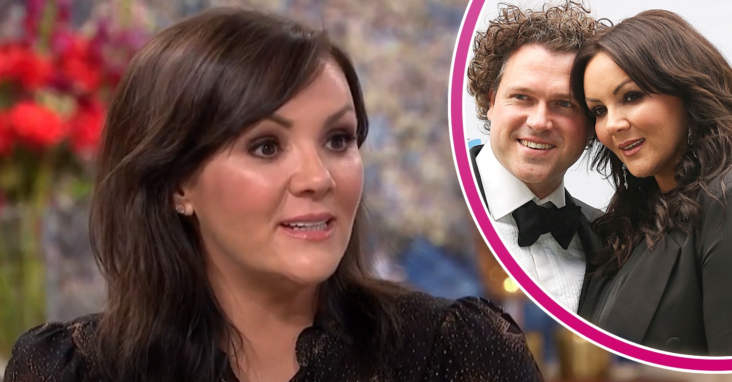 Martine McCutcheon on This Morning and with husband Jack at event