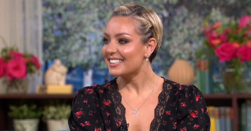 Strictly star Amy Dowden smiling on This Morning today