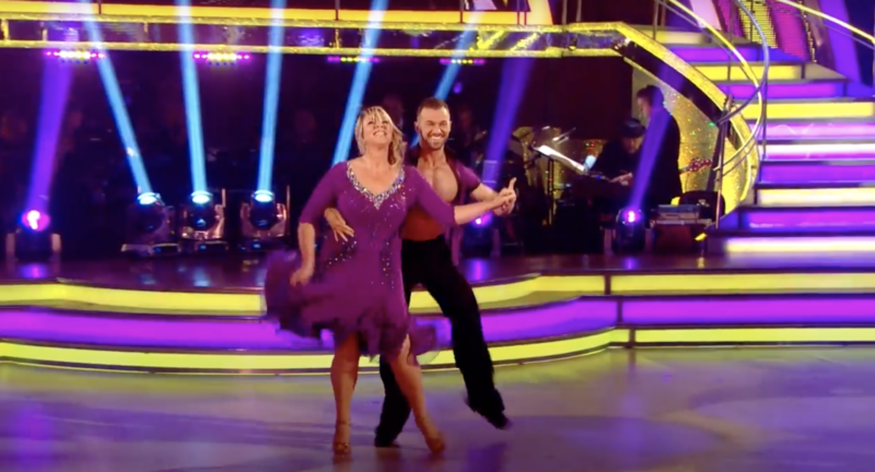 Artem Chigvintsev and Fern Britton were partnered on Strictly in 2012.