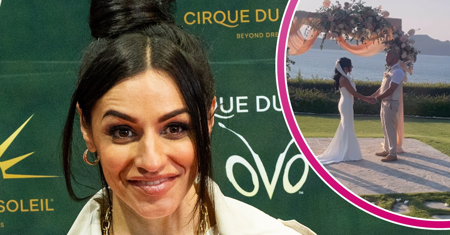 Coronation Street star Saira Choudhry at her wedding
