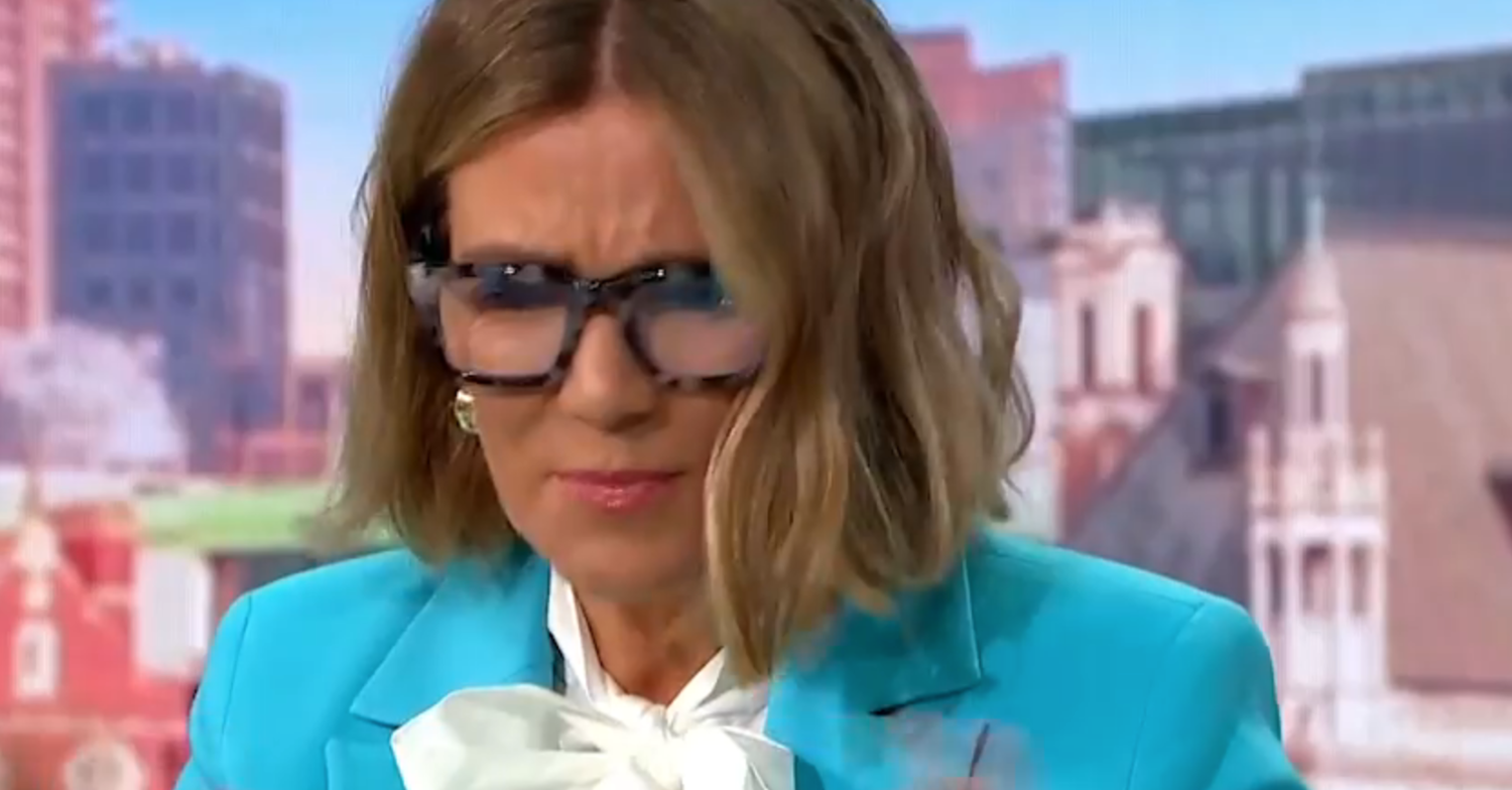 Susanna feeling uncomfortable on Good Morning Britain