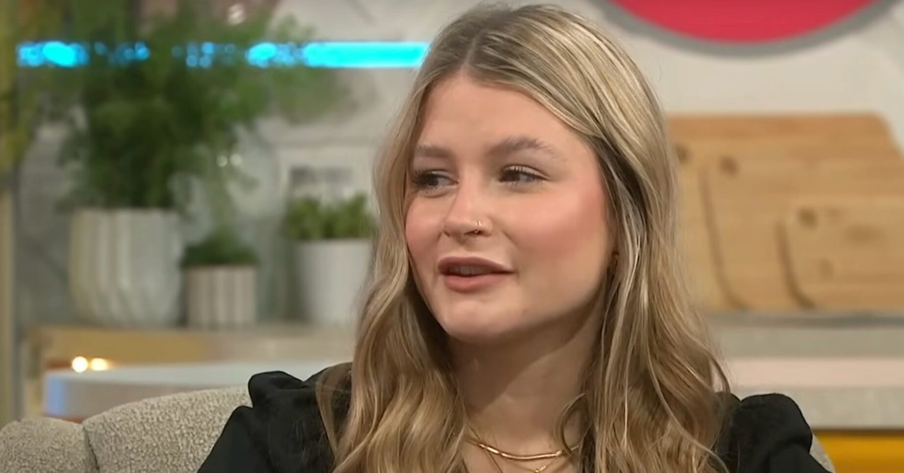 Mollie Pearce talking on Lorraine