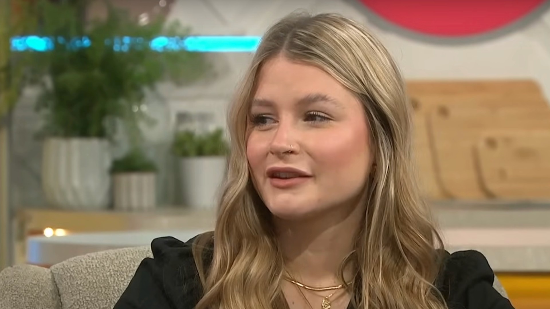 Mollie Pearce talking on Lorraine