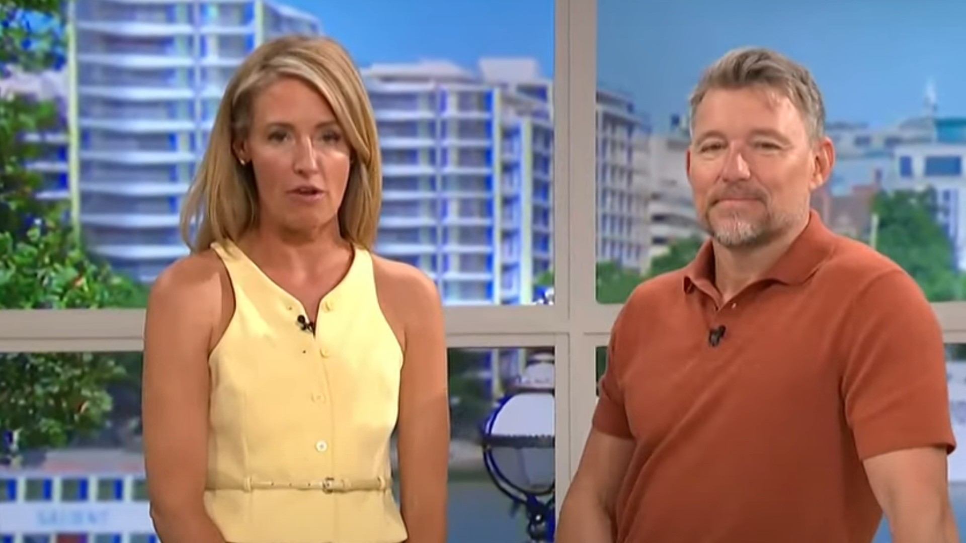 Cat Deeley and Ben Shephard presenting This Morning