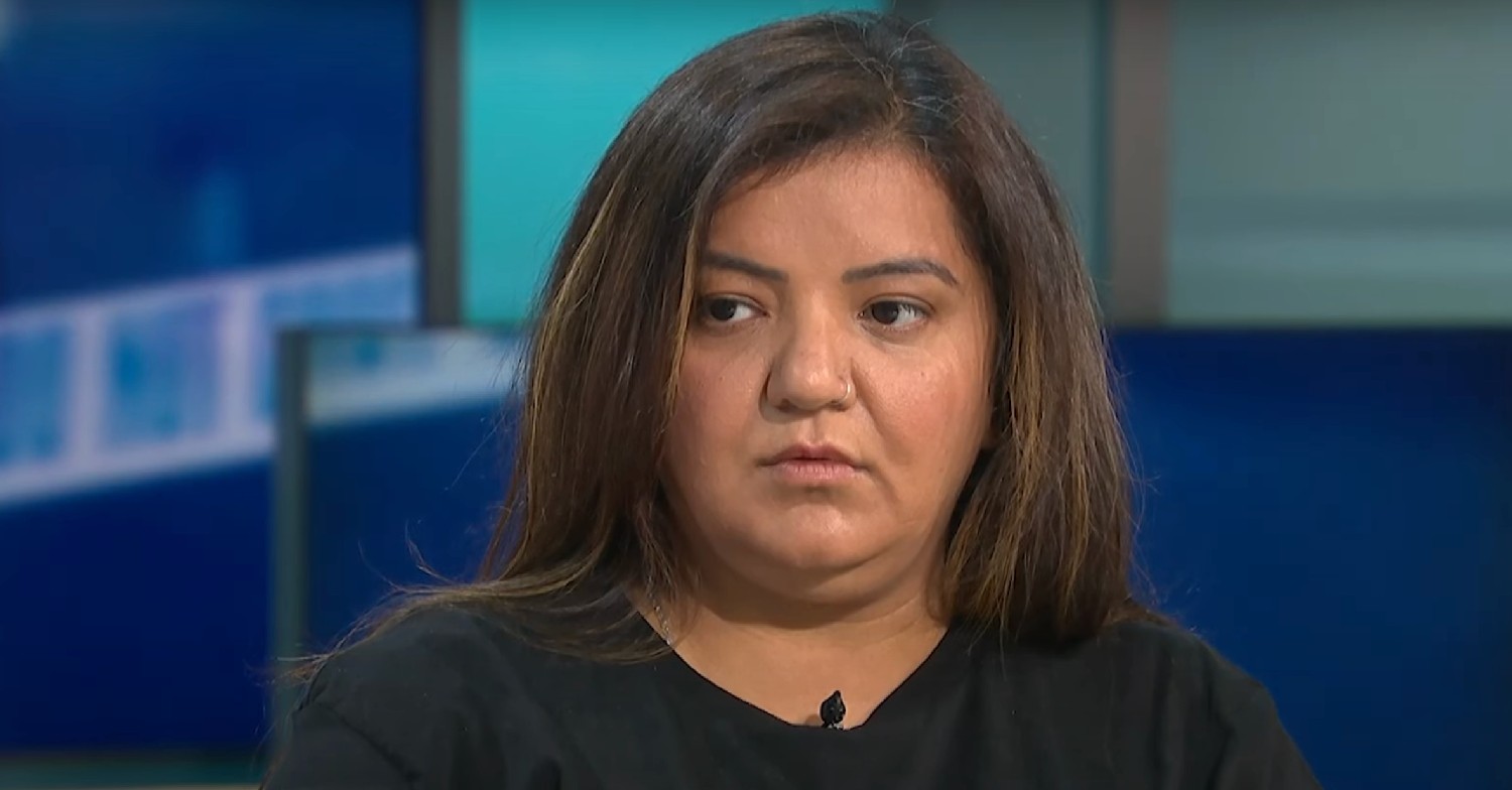 Pooja looking sad on GMB