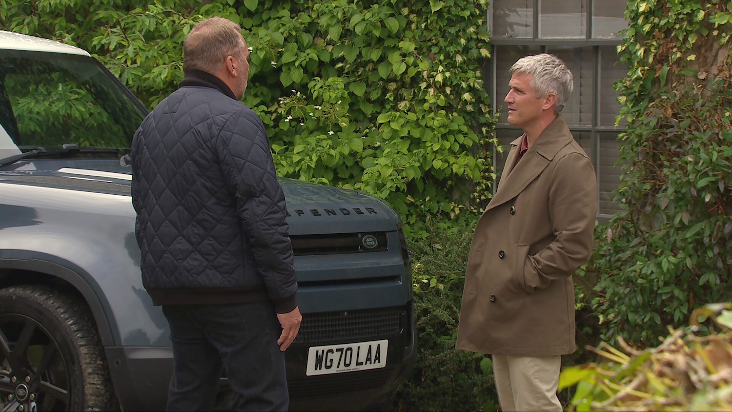 Will talking to Caleb on Emmerdale