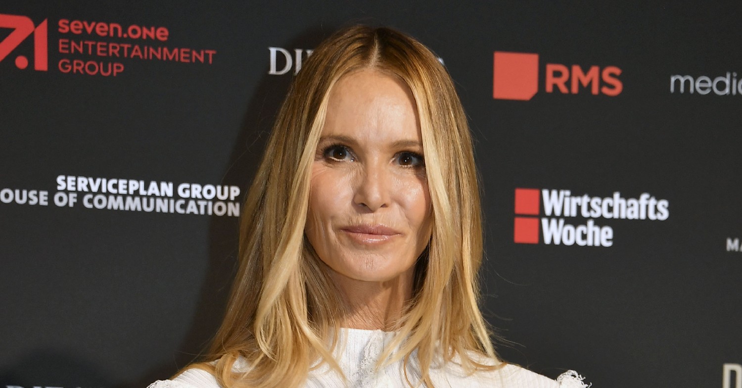 Elle Macpherson looking at the camera