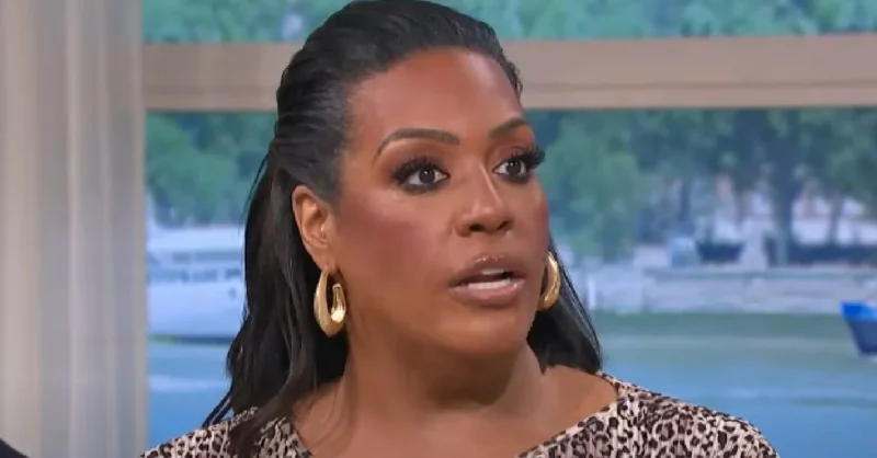 Alison Hammond on This Morning with shocked expression