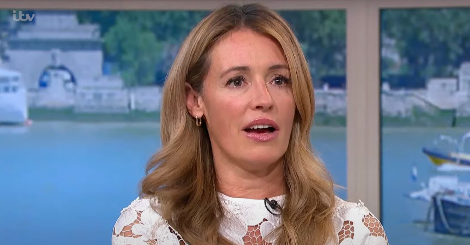 Cat Deeley speaking on This Morning 