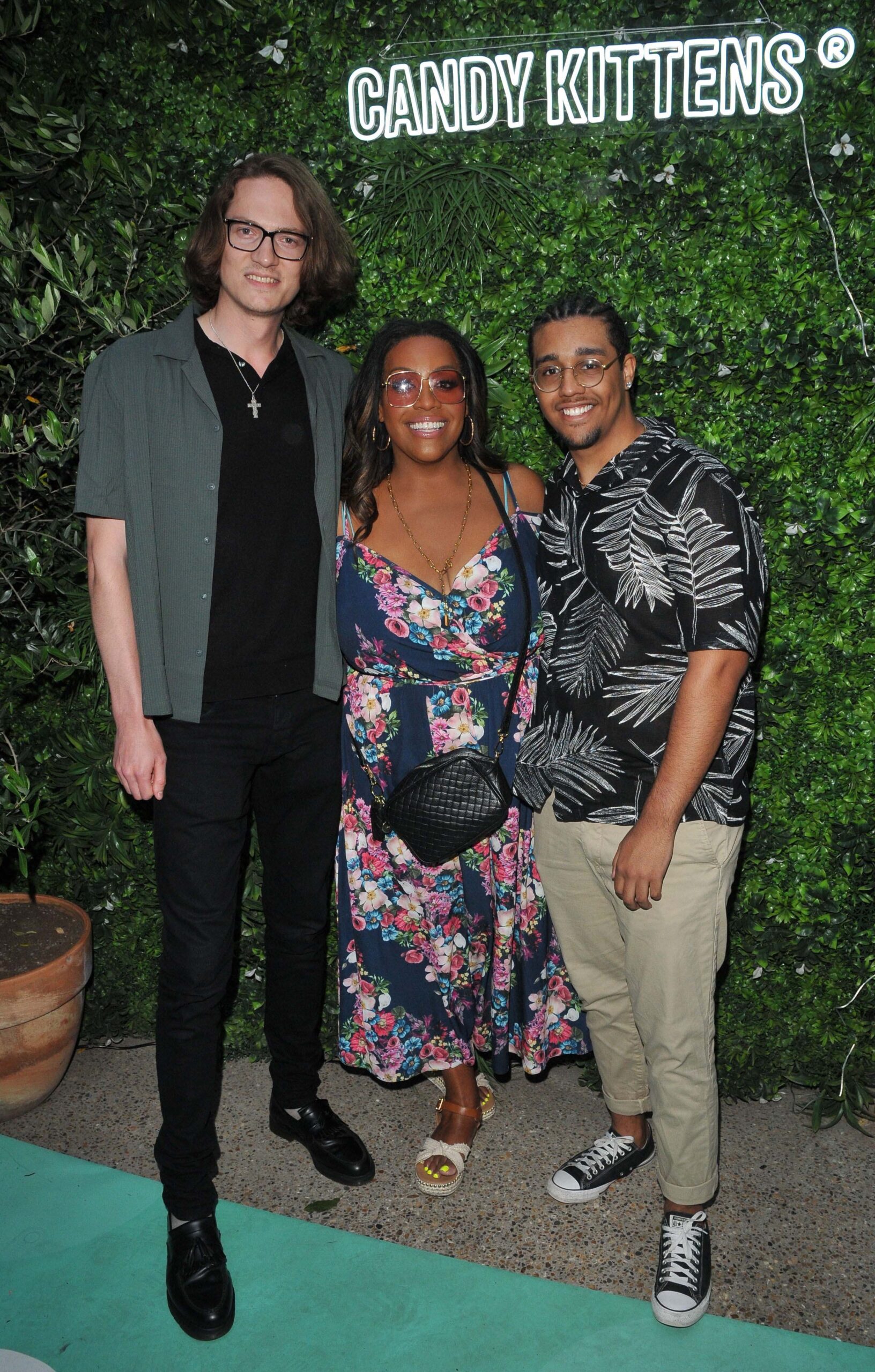 Alison Hammond with her boyfriend David and son Aiden