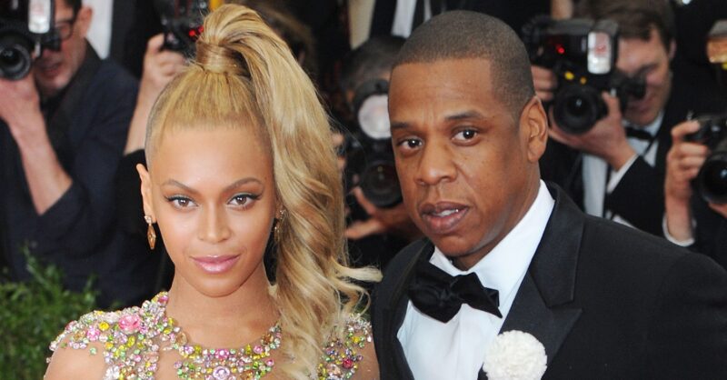Beyonce and Jay-Z on the red carpet