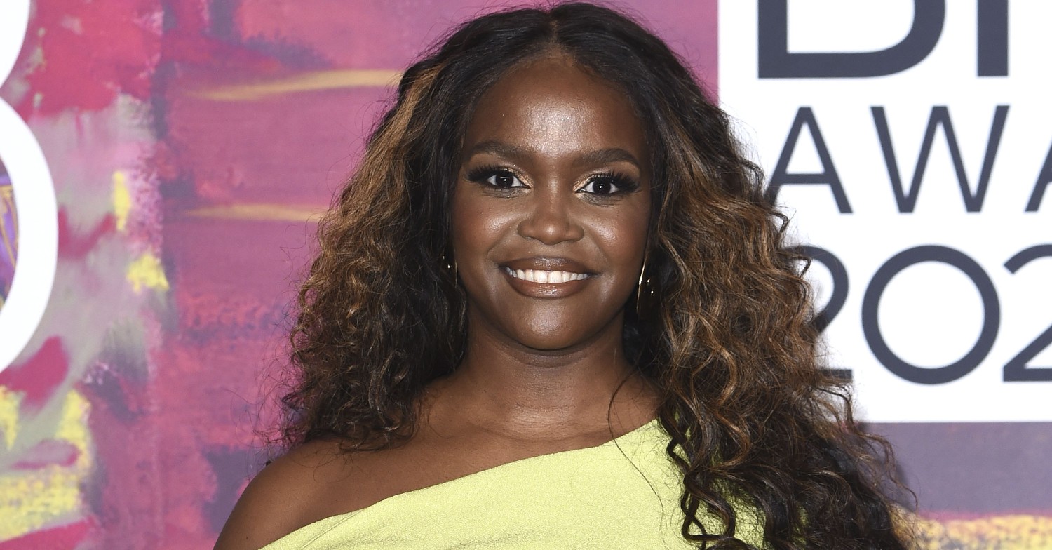 Oti Mabuse smiling at the BRIT Awards