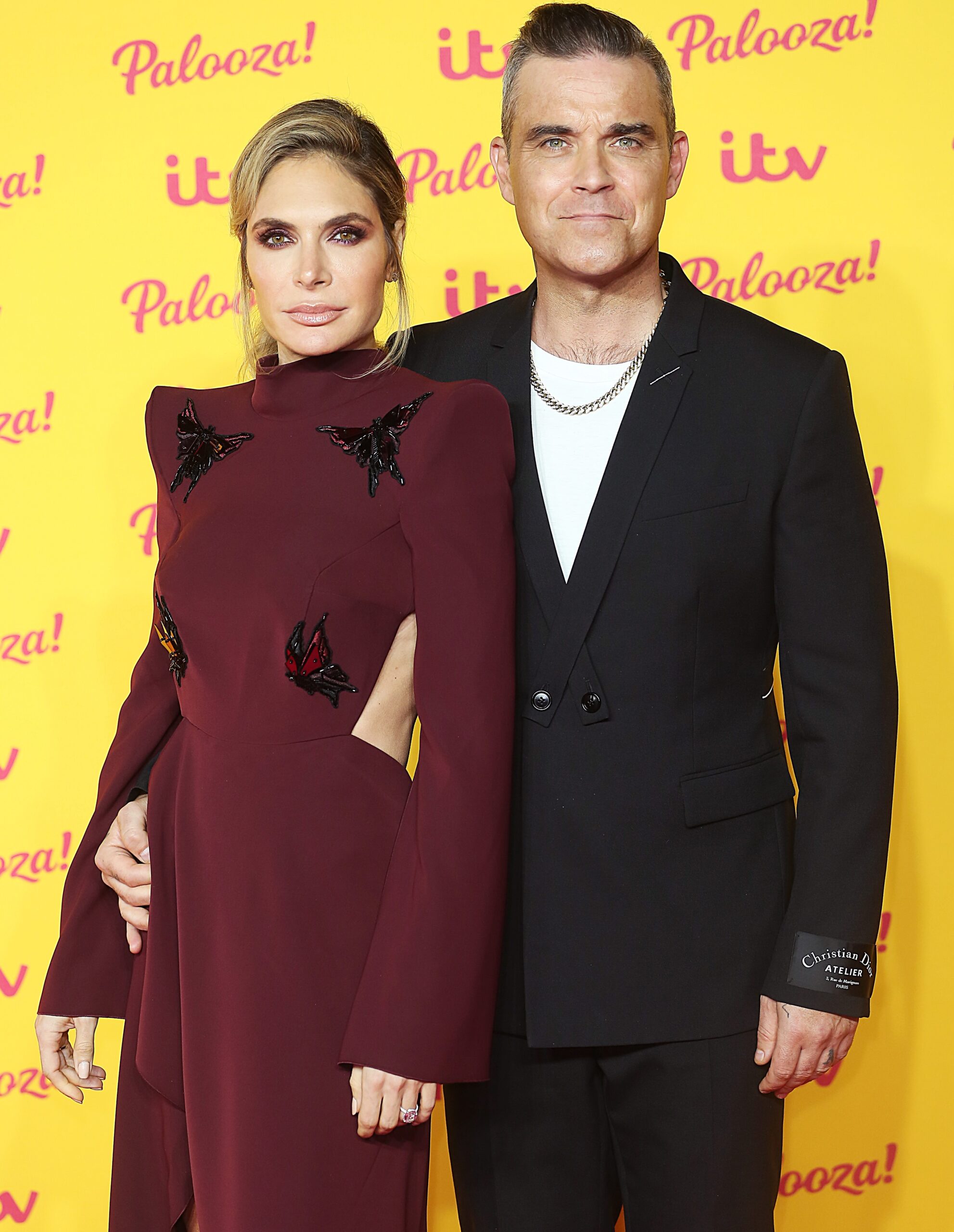 Ayda Field and Robbie Williams at the ITV Palooza