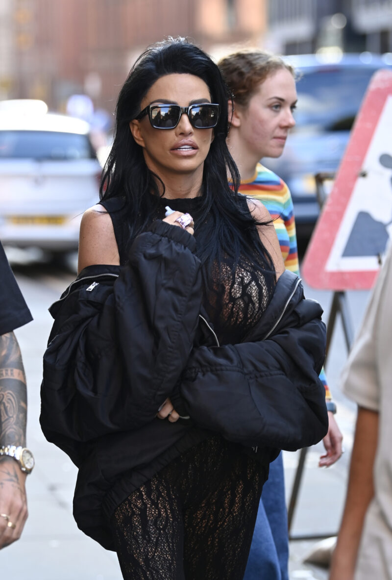 Katie Price wearing sunglasses