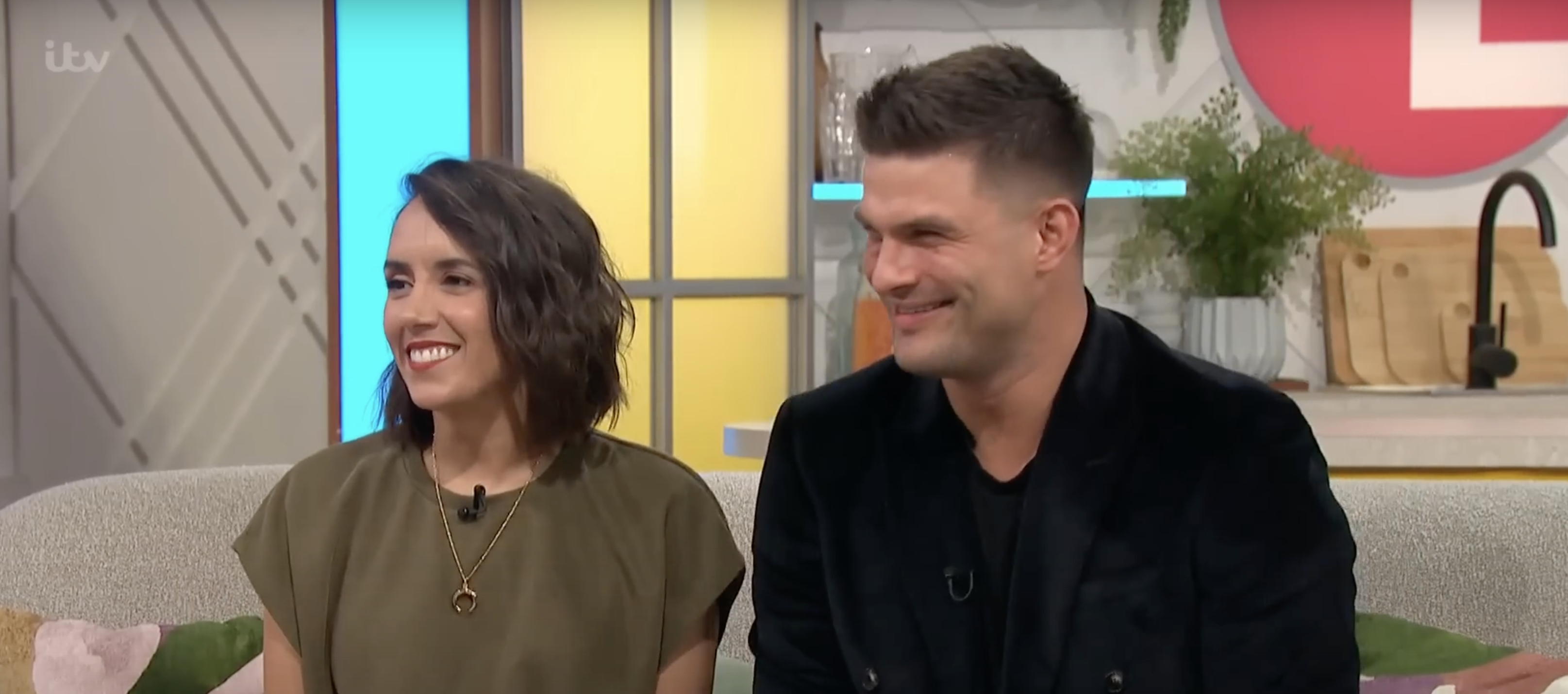 Aljaz Skorjanec and Janette Manrara on Lorraine