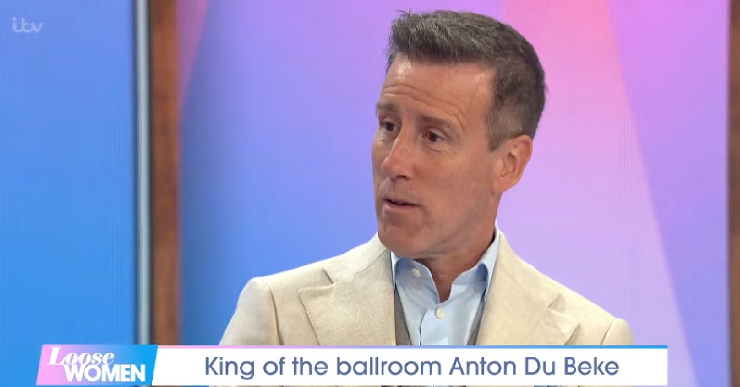Anton Du Beke speaking on Loose Women