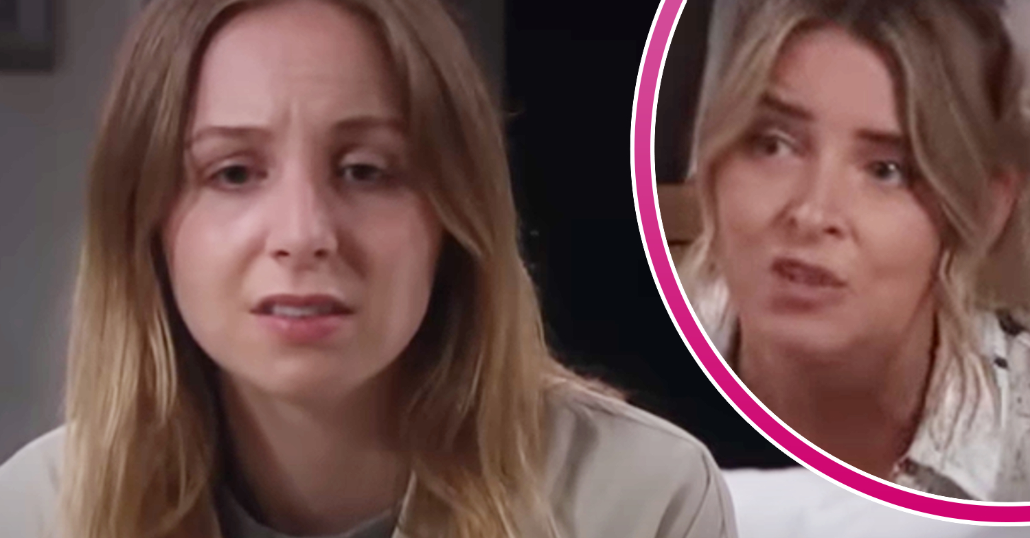 Emmerdale's Belle, and in a bubble is Charity