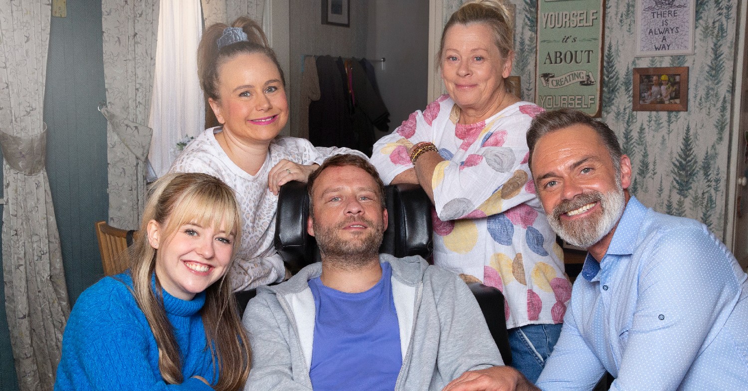 Coronation Street Paul with family