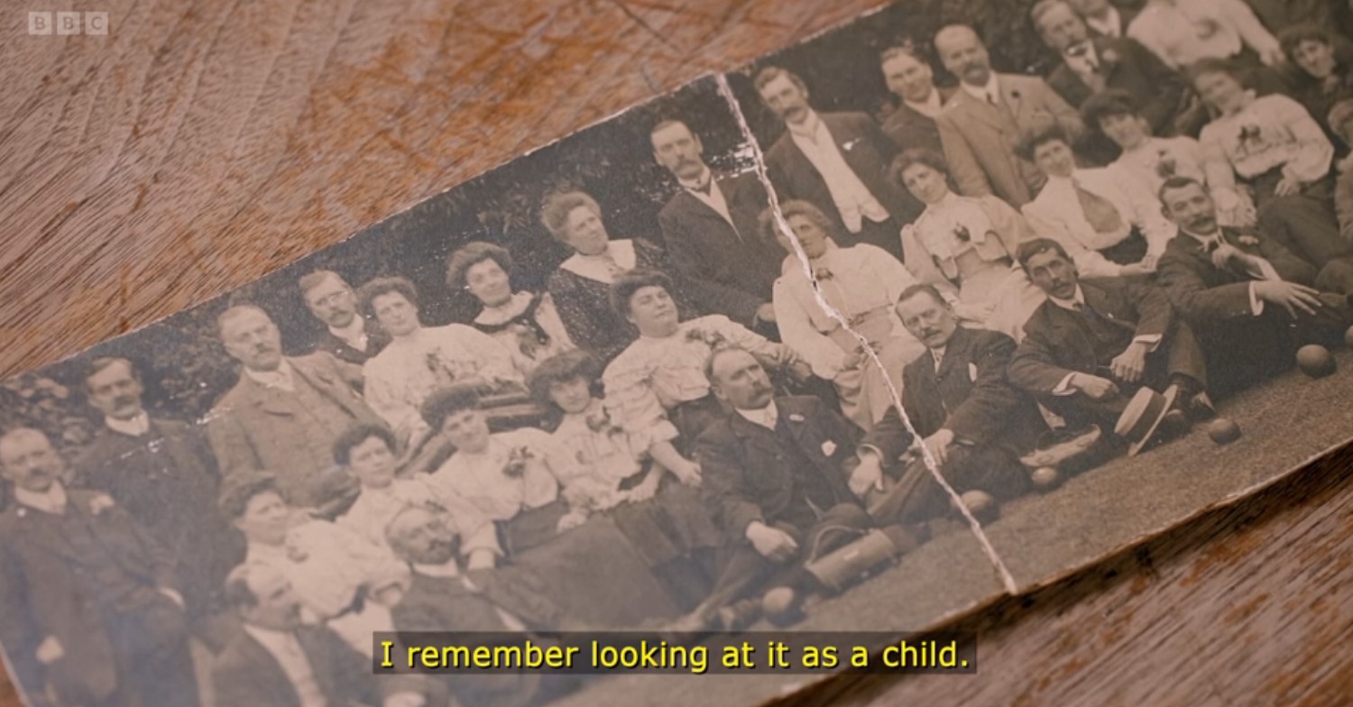 Old photo shown on Rose Ayling-Ellis' Who Do You Think You Are? episode