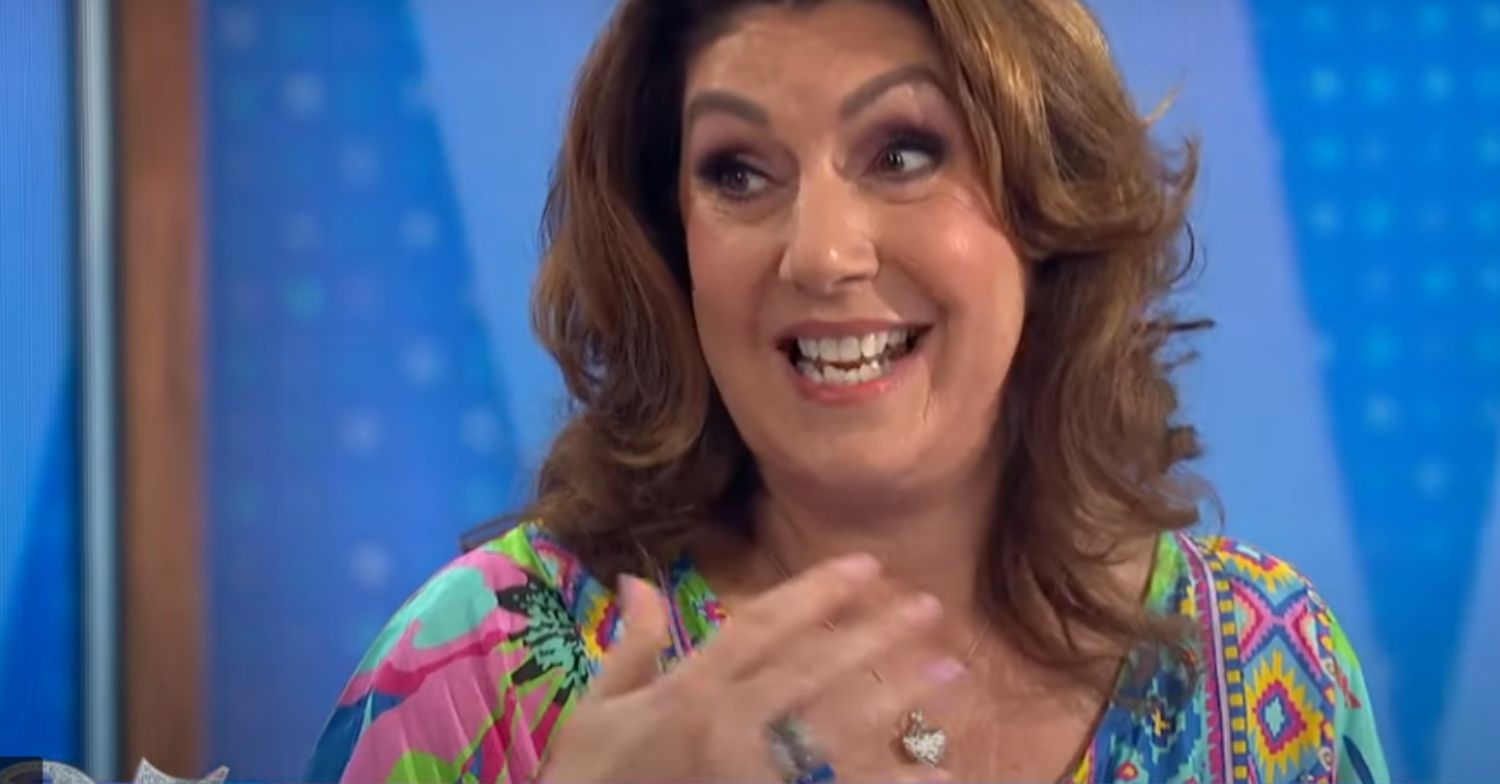 Jane McDonald smiling on Loose Women