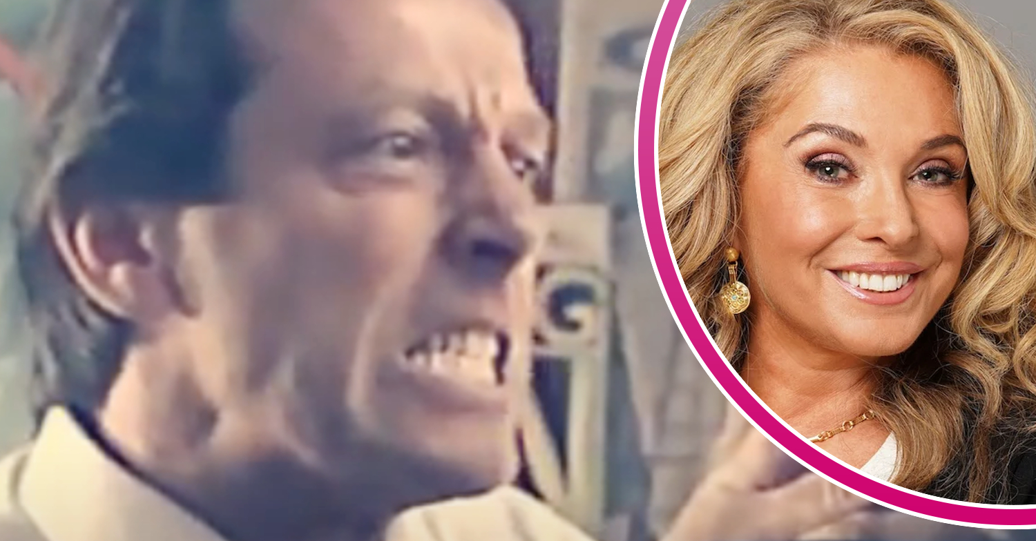 EastEnders' Den, and in a bubble is Chrissie