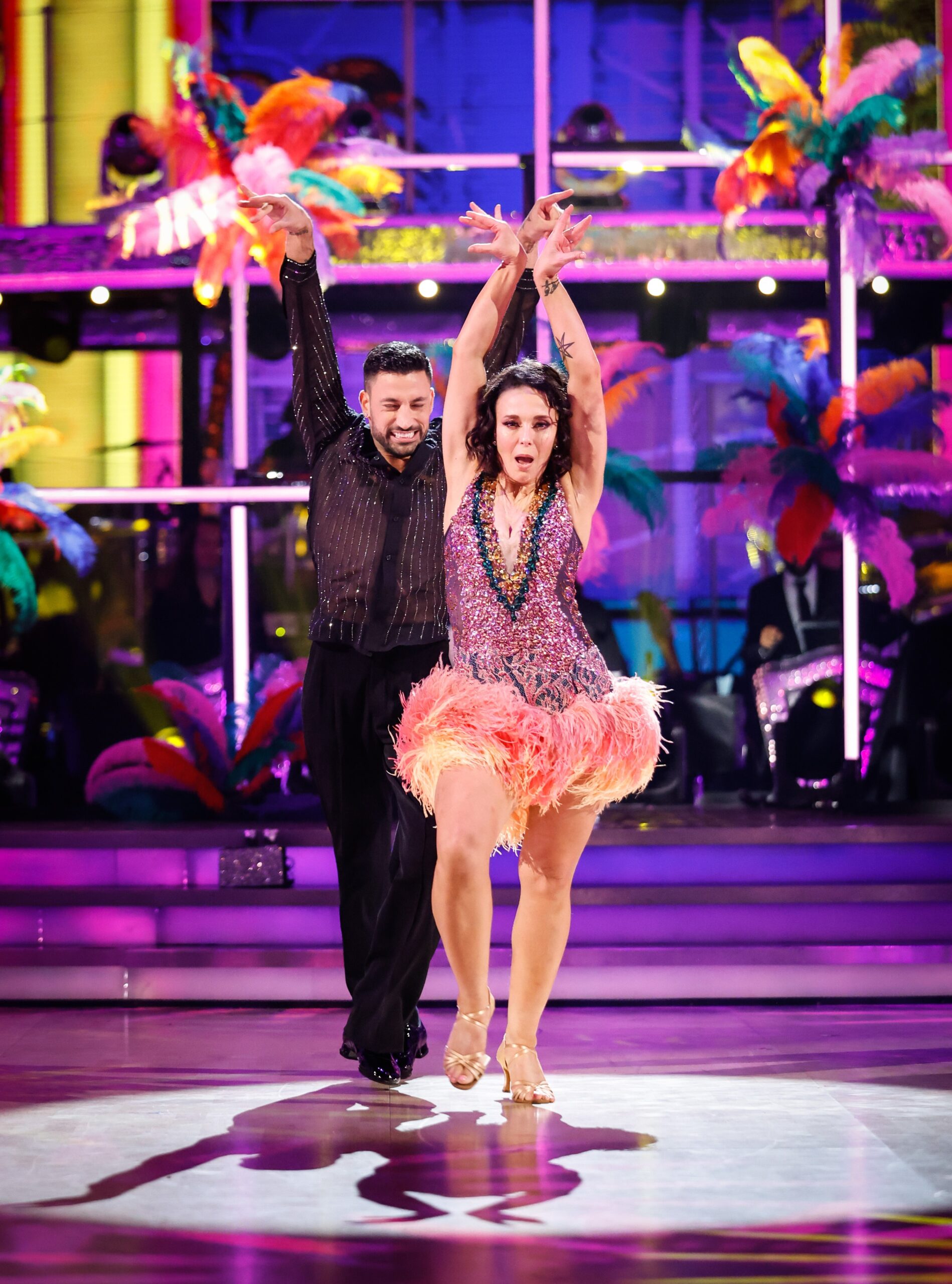 Giovanni Pernice and Amanda Abbington dancing on Strictly