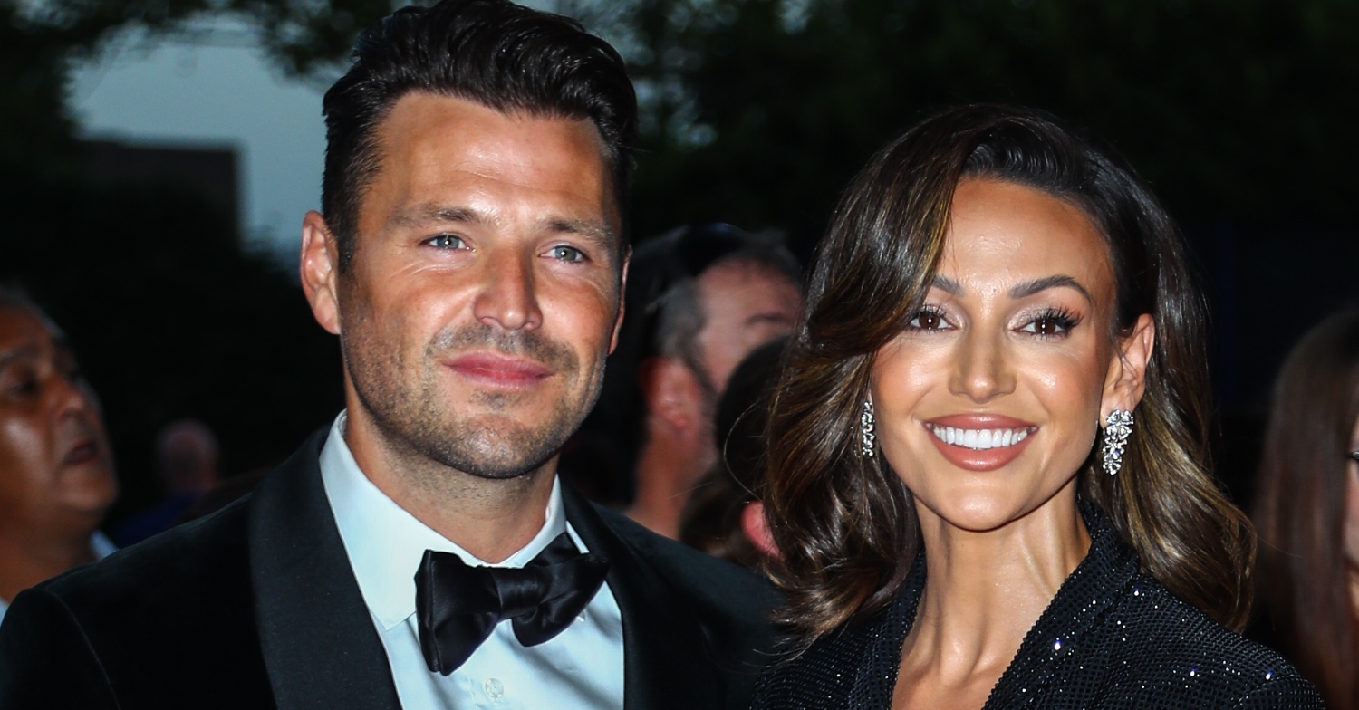 Mark Wright and Michelle Keegan smiling