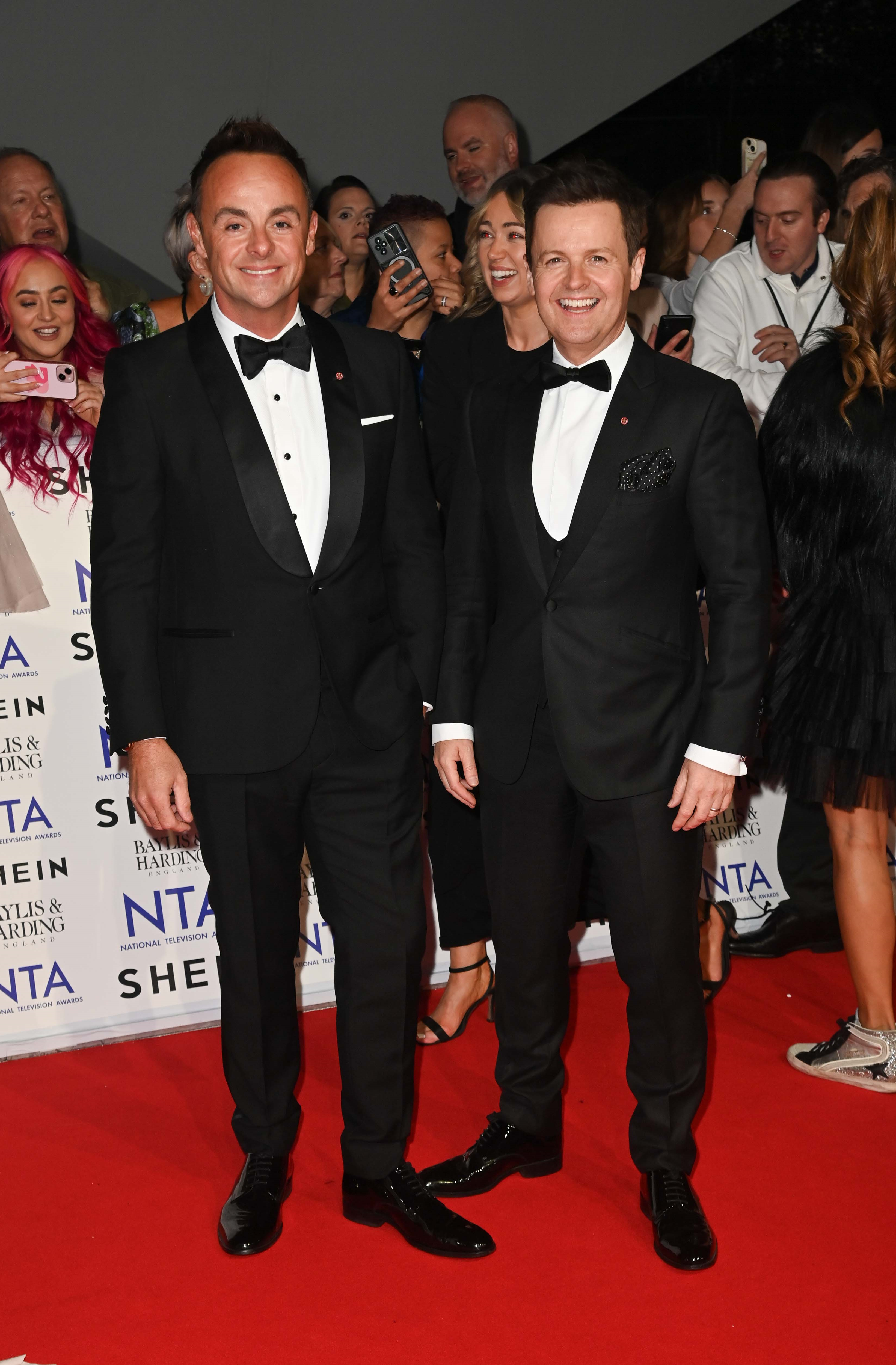 Ant and Dec at the NTAs 2024