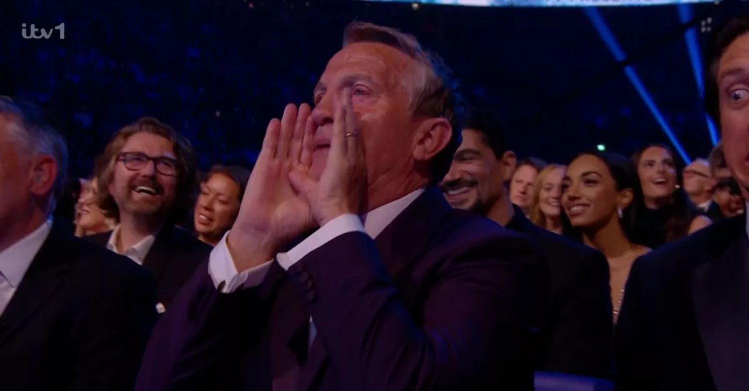 Bradley Walsh shouting at Ant and Dec