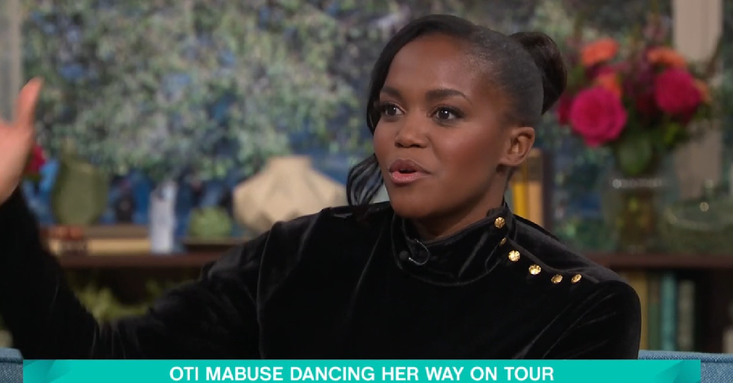 Oti Mabuse talking on This Morning today