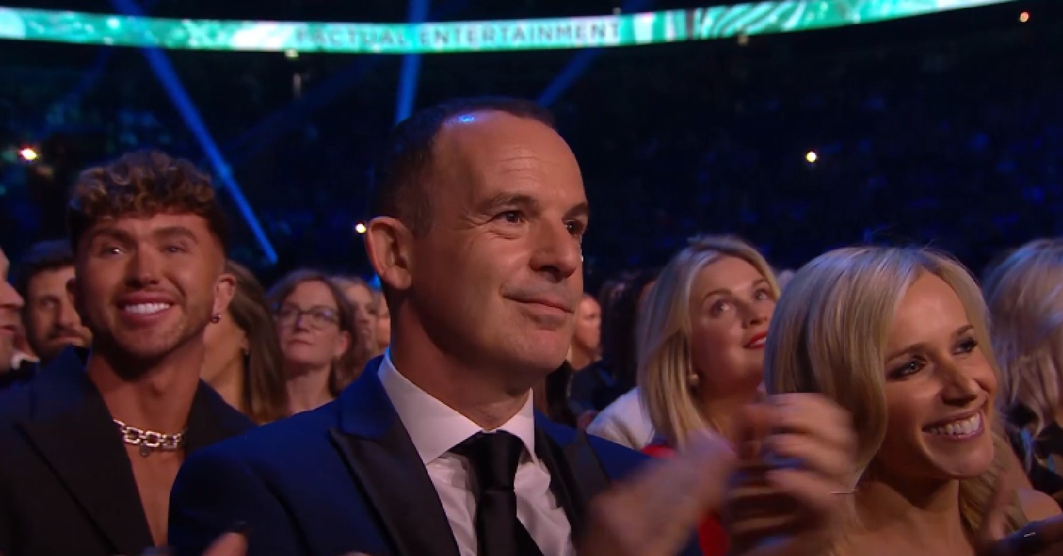 Martin Lewis sat in the audience at the NTAs