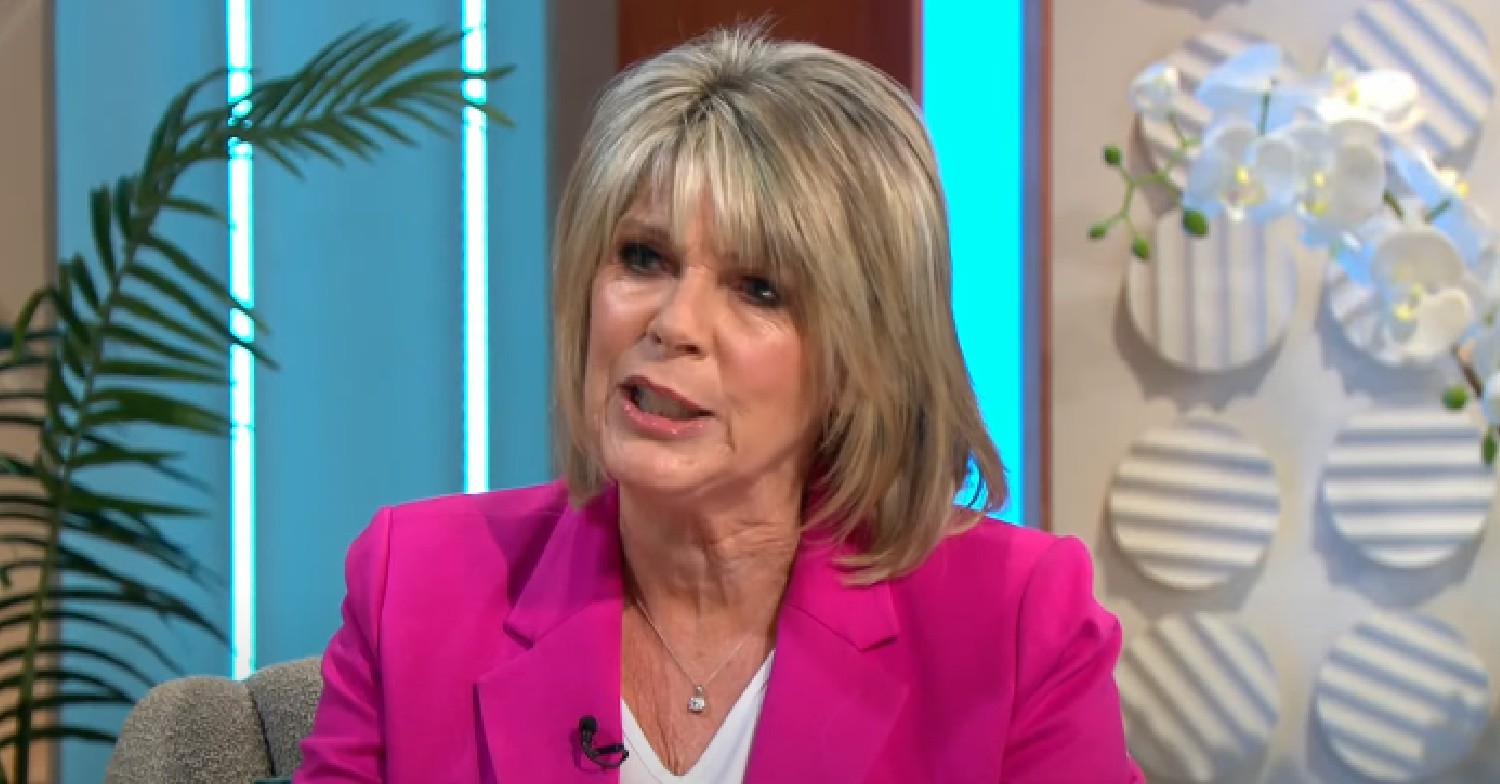 Ruth Langsford talking on Lorraine