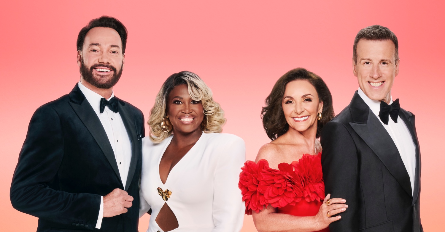 Shirley Ballas with her fellow Strictly judges Craig Revel-Horwood, Motsi Mabuse and Anton Du Beke