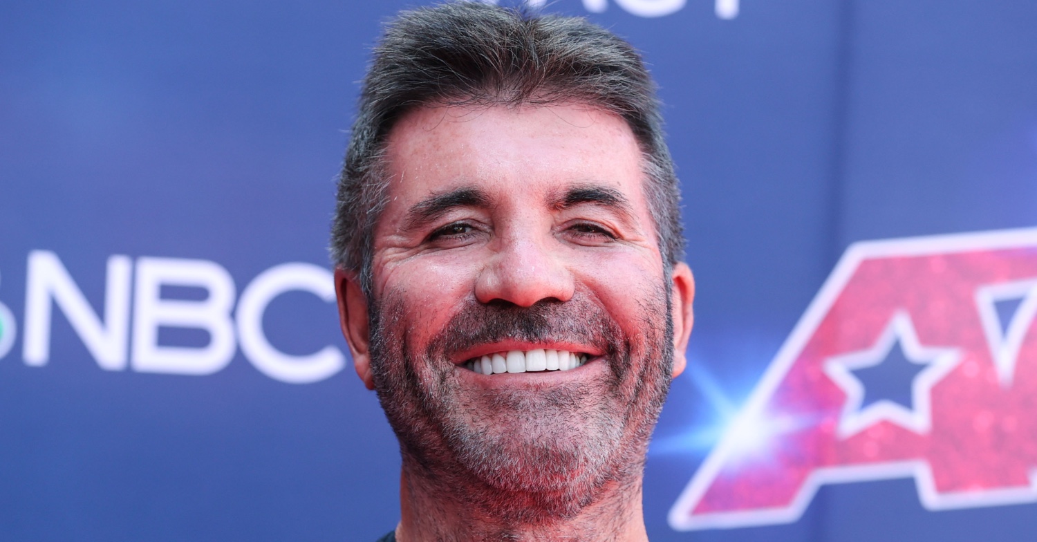 Simon Cowell smiling
