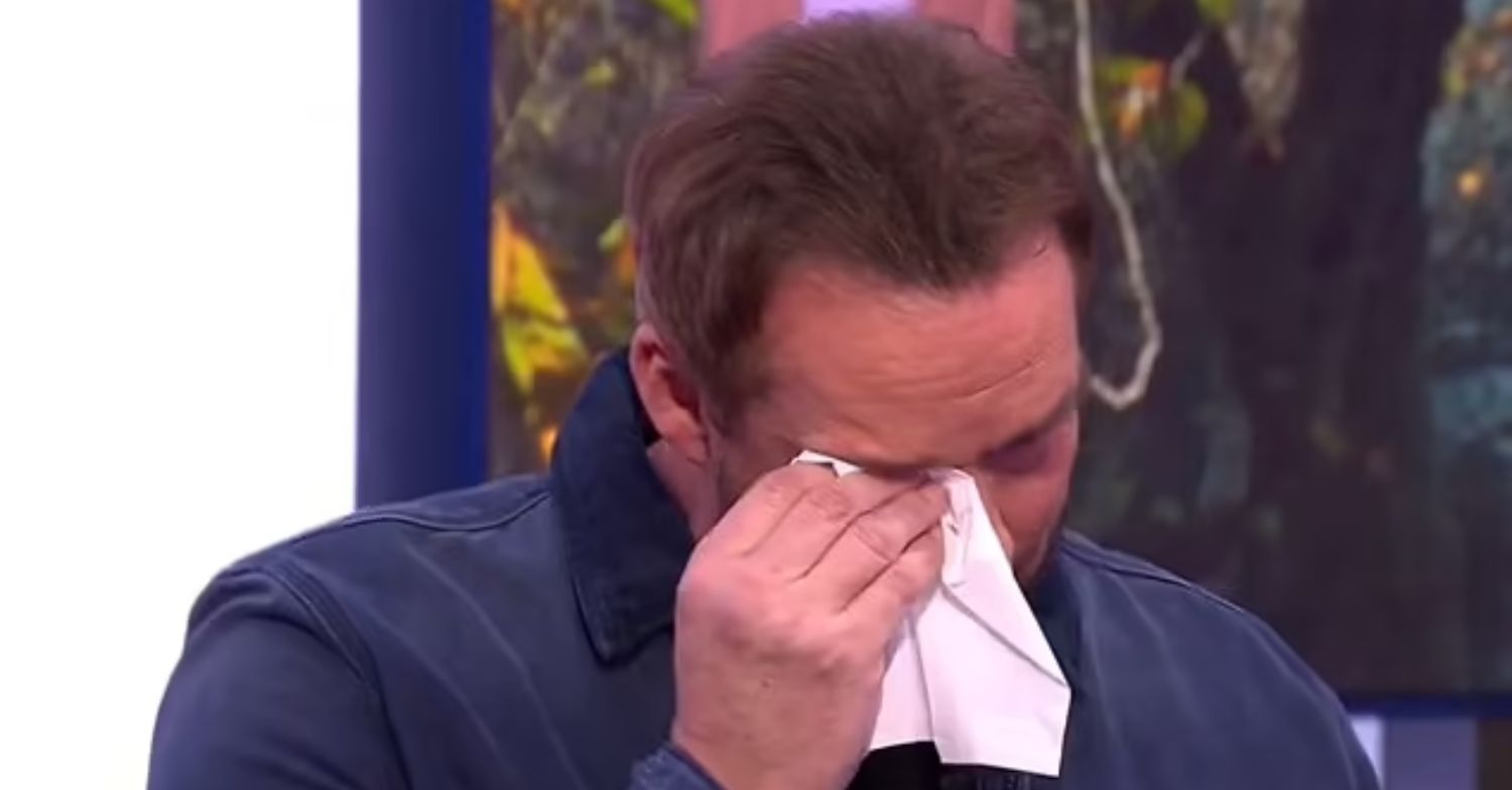 Russell Watson crying