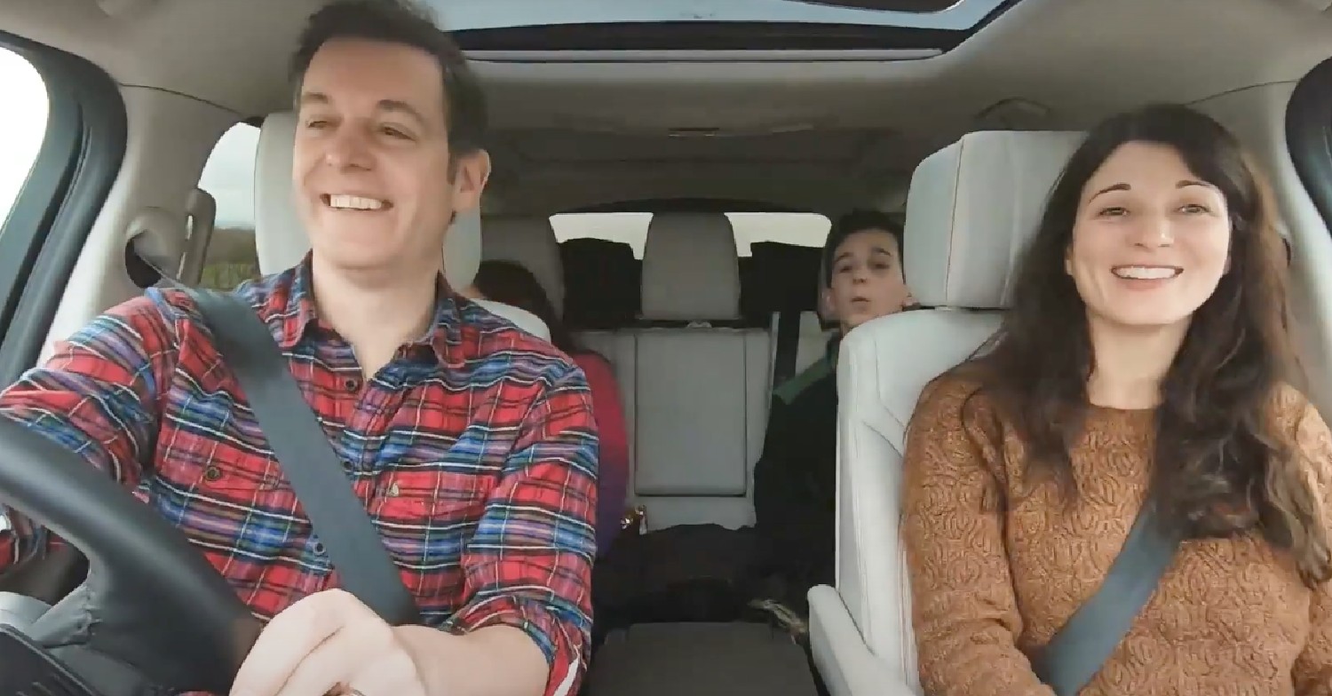 Matt Baker on his farm TV show