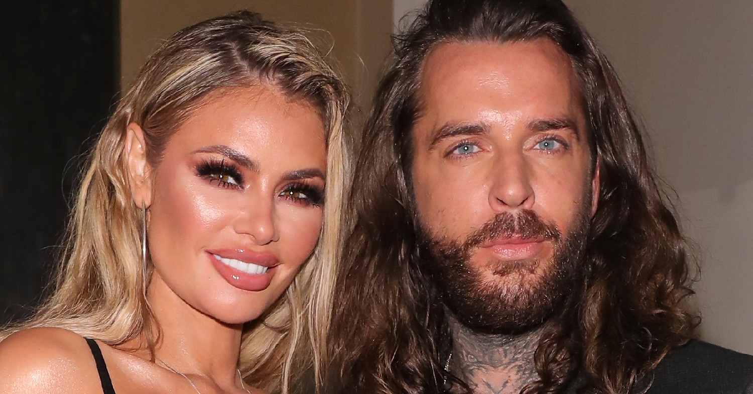Chloe Sims and Pete Wicks smiling